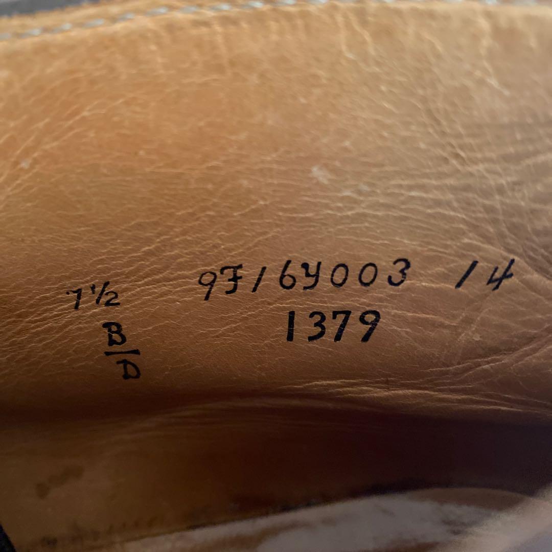 靴 ALDEN 1379 Brown Suede Chukka 7D 1/2