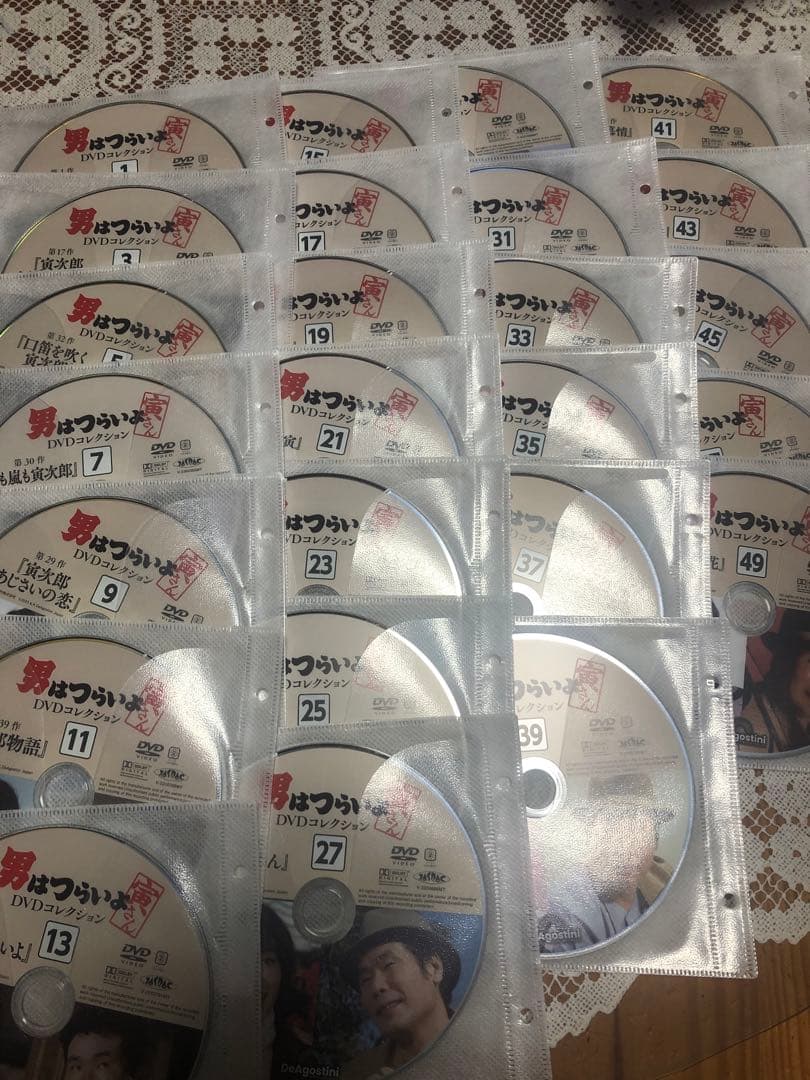 動作確認済み DeAGOSTINI 男はつらいよDVDコレクション 全50巻揃い