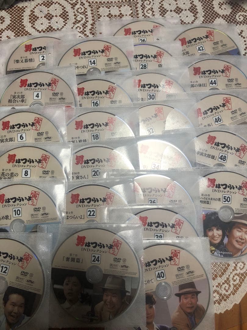 動作確認済み DeAGOSTINI 男はつらいよDVDコレクション 全50巻揃い