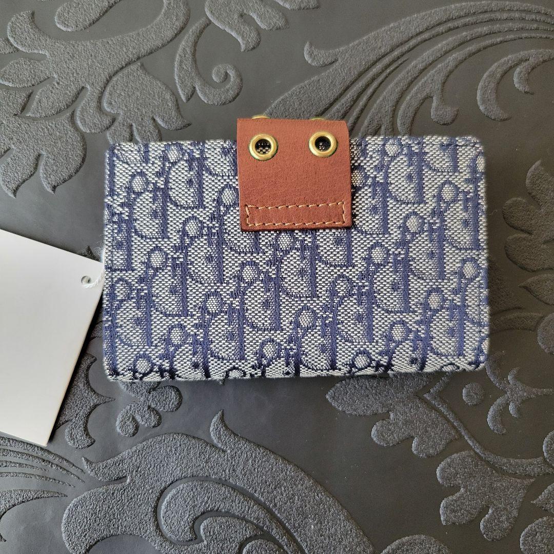 新品☆希少　Christian Dior ヴィンテージ　キーケース ネイビー