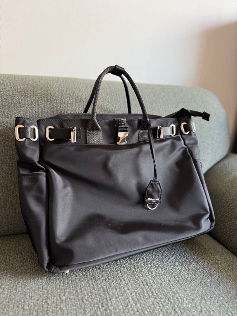 【美品】SILENT ETHER セレーンエテール BLACK ビジネスバッグ