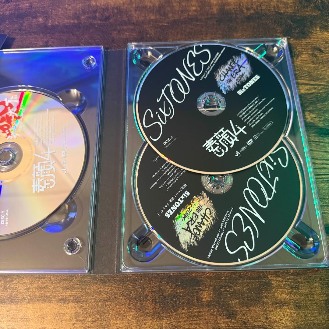 素顔4 SixTONES盤 （DVD）※正規品/開封済(未視聴)