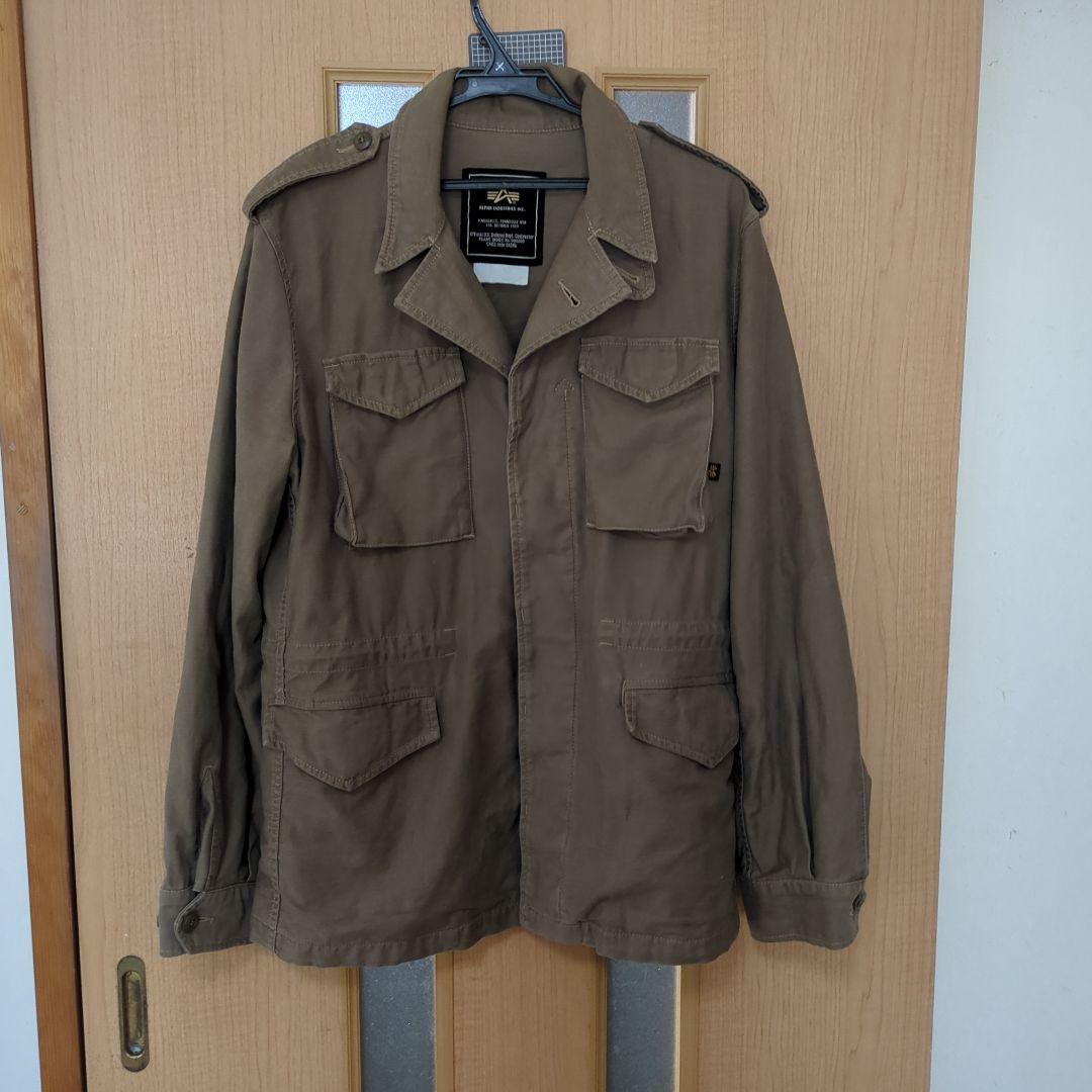 alpha m-43 フィールドジャケット　エー・アンド・ティ製　m-65 開襟