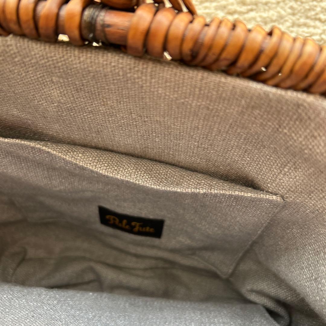 ＊【美品】Pale Jute weekend basket ＊