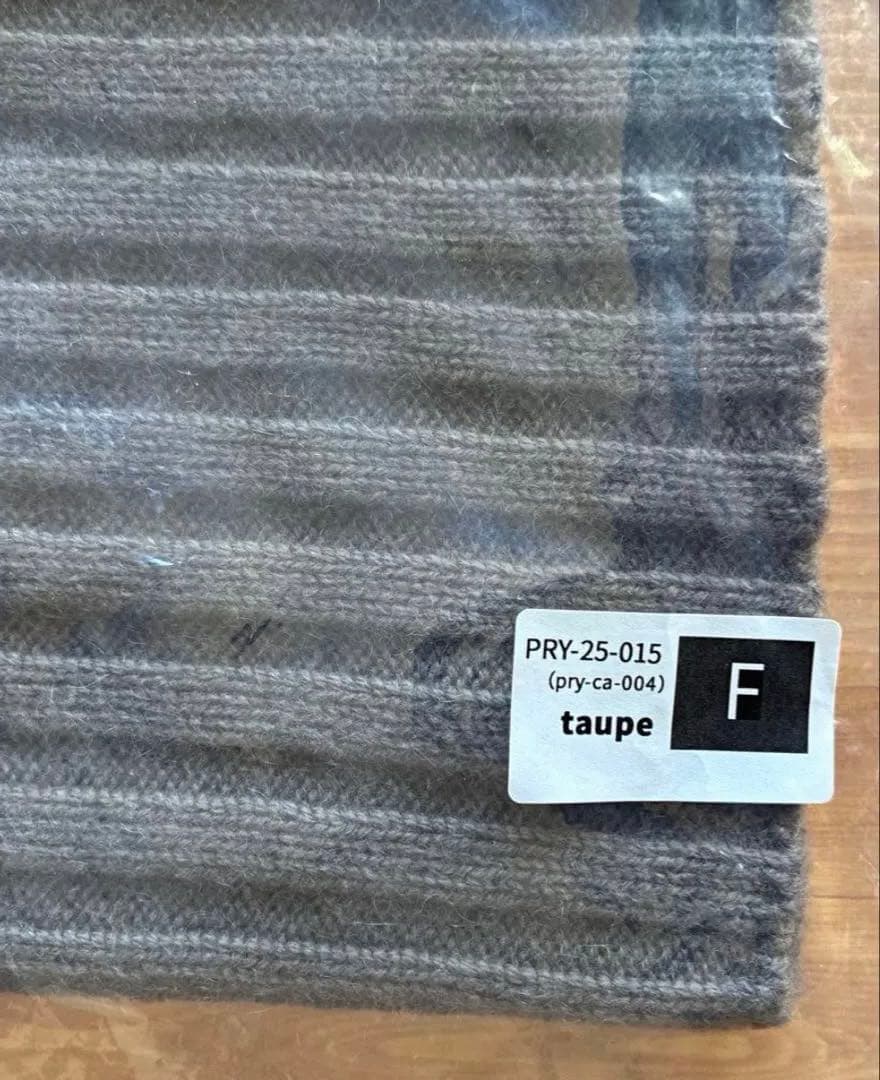 PRY / Cashmere Double Wrap Snood【taupe】