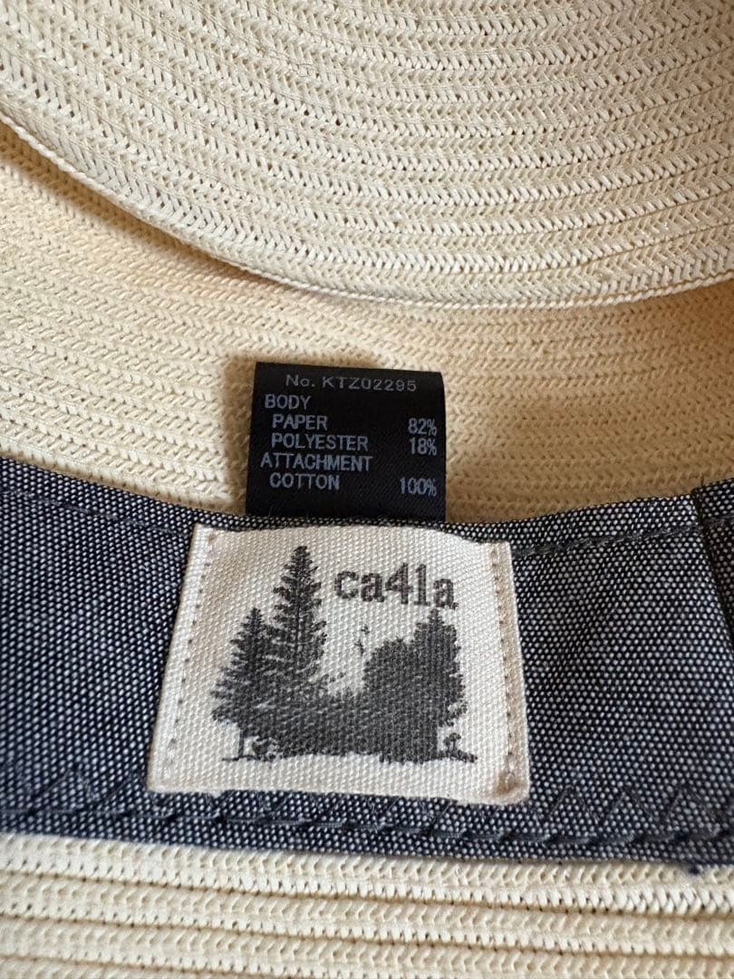 CA4LA カシラ　ハット　麦わら帽子　CF CASABLANCA