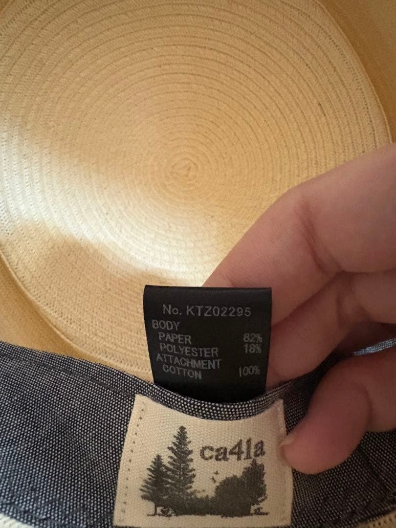 CA4LA カシラ　ハット　麦わら帽子　CF CASABLANCA