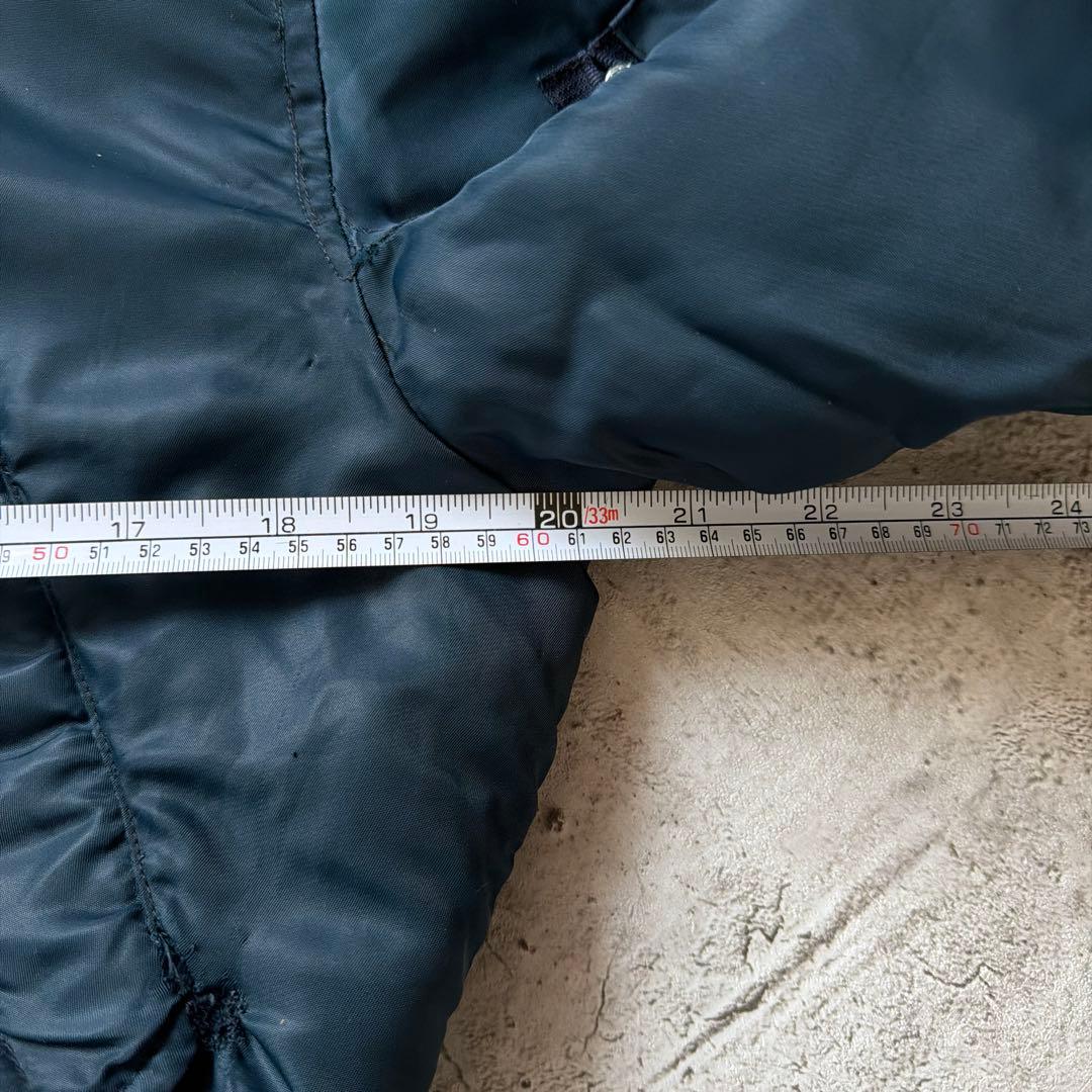 90s Ma-1 フライトジャケット　イタリア製　ネイビー