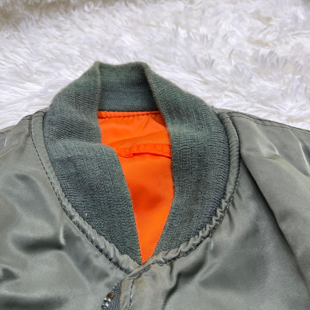 80s 希少 ALPHA アルファ MA-1 フライトジャケット USA製