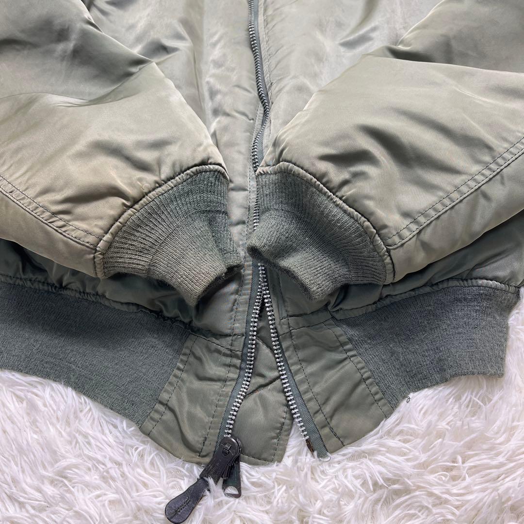 80s 希少 ALPHA アルファ MA-1 フライトジャケット USA製