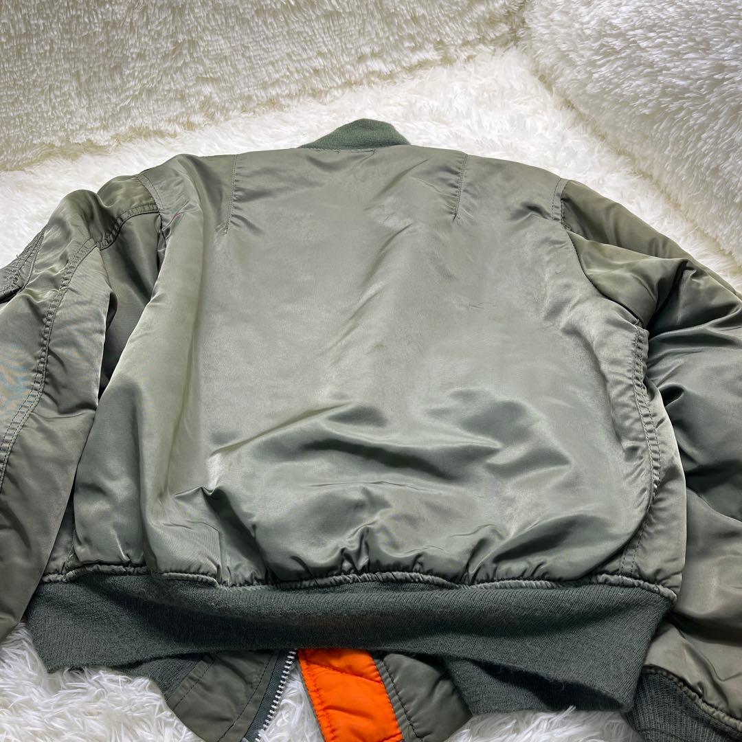 80s 希少 ALPHA アルファ MA-1 フライトジャケット USA製