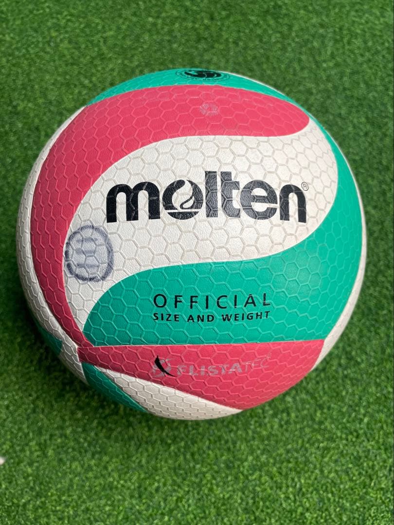 バレーボール　小学生4号軽量公式球3球練習球ソフトバレー球セット　中古品