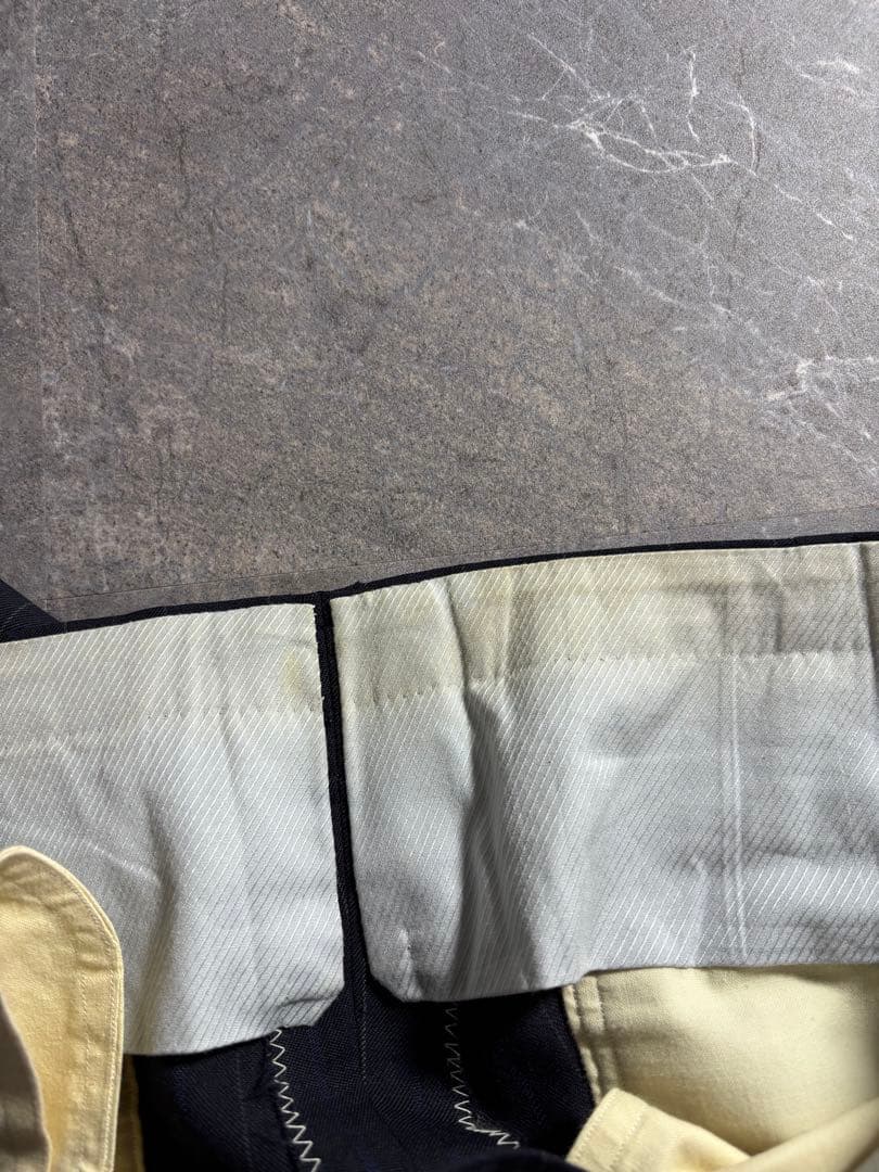 パンツ 60s Vintage pin stripe wide wool slacks