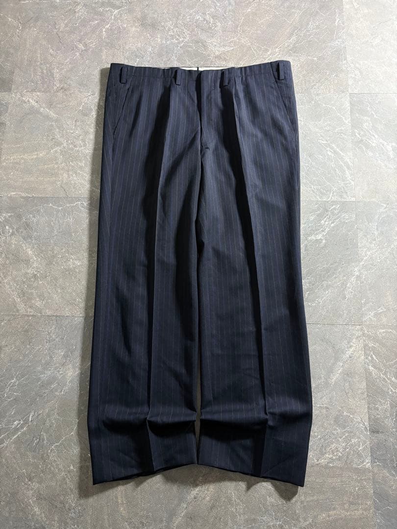 パンツ 60s Vintage pin stripe wide wool slacks