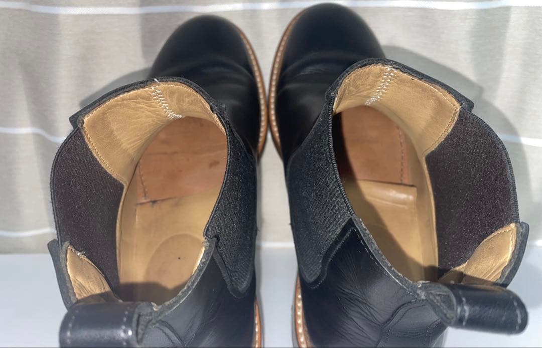 A.P.C. 黒 レザー サイドゴアブーツ 41