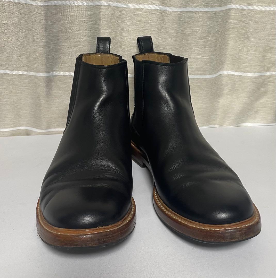 A.P.C. 黒 レザー サイドゴアブーツ 41