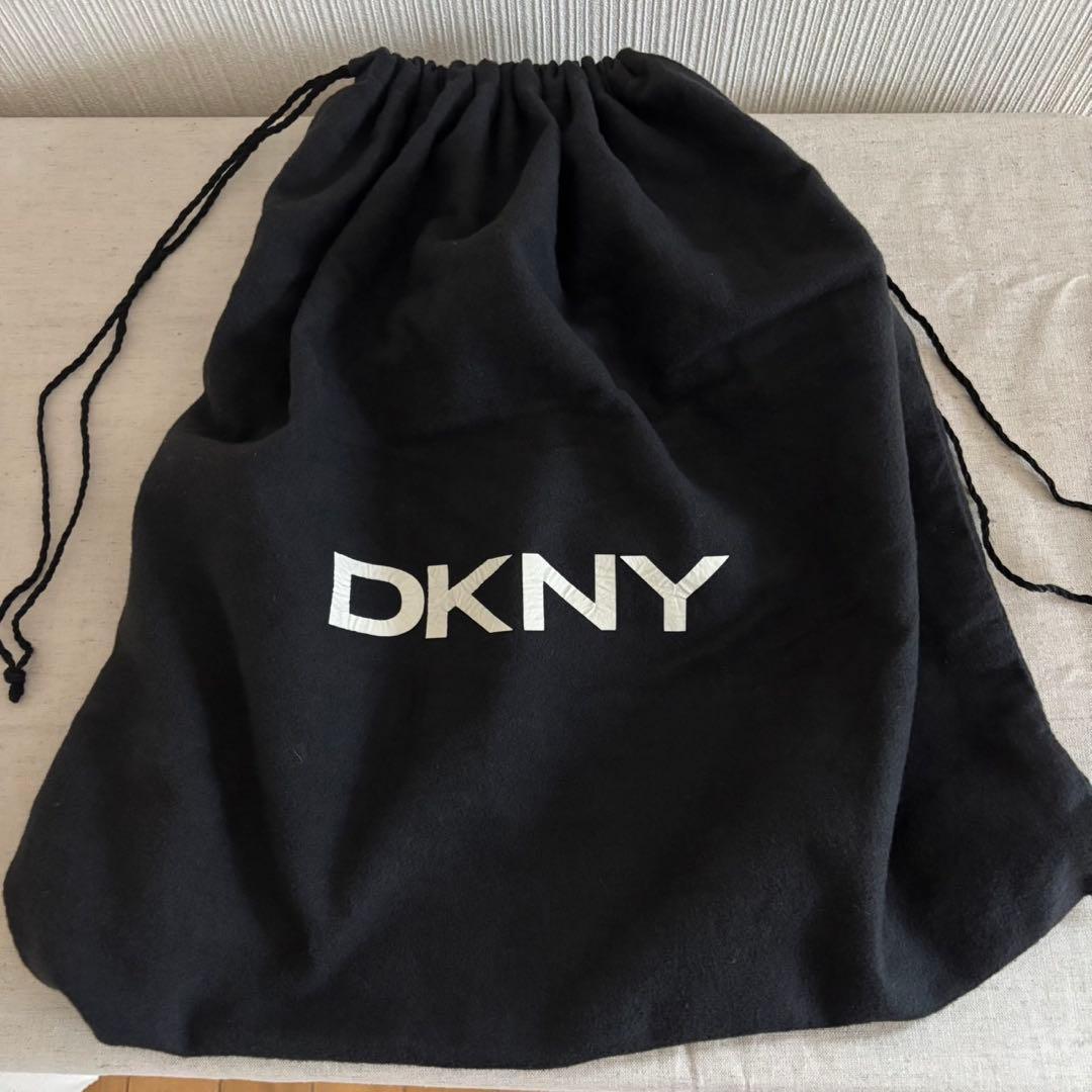 DKNY ダナキャラン レザーハンドバッグ 本革 ブラック Y2K