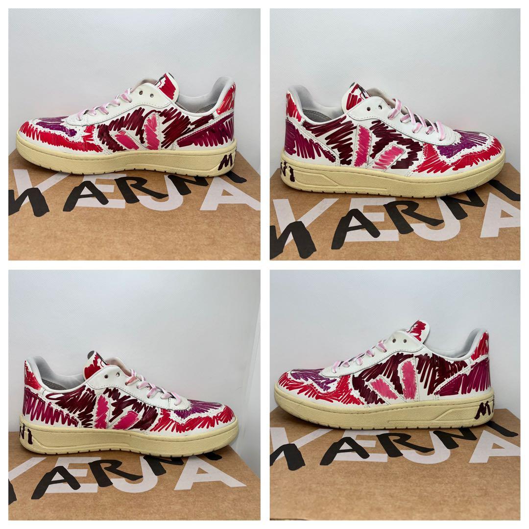 VEJA×MARNI マルニ ヴェジャ V-10 ローカット コラボ スニーカー