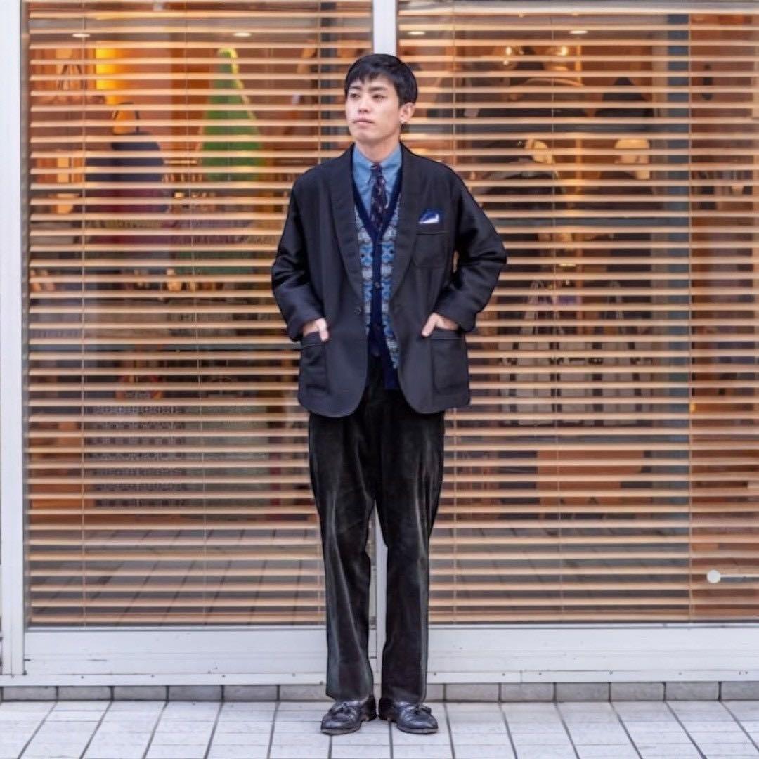 美品22FW ビームスプラス スモーキングジャケット 1ボタン　テーラード