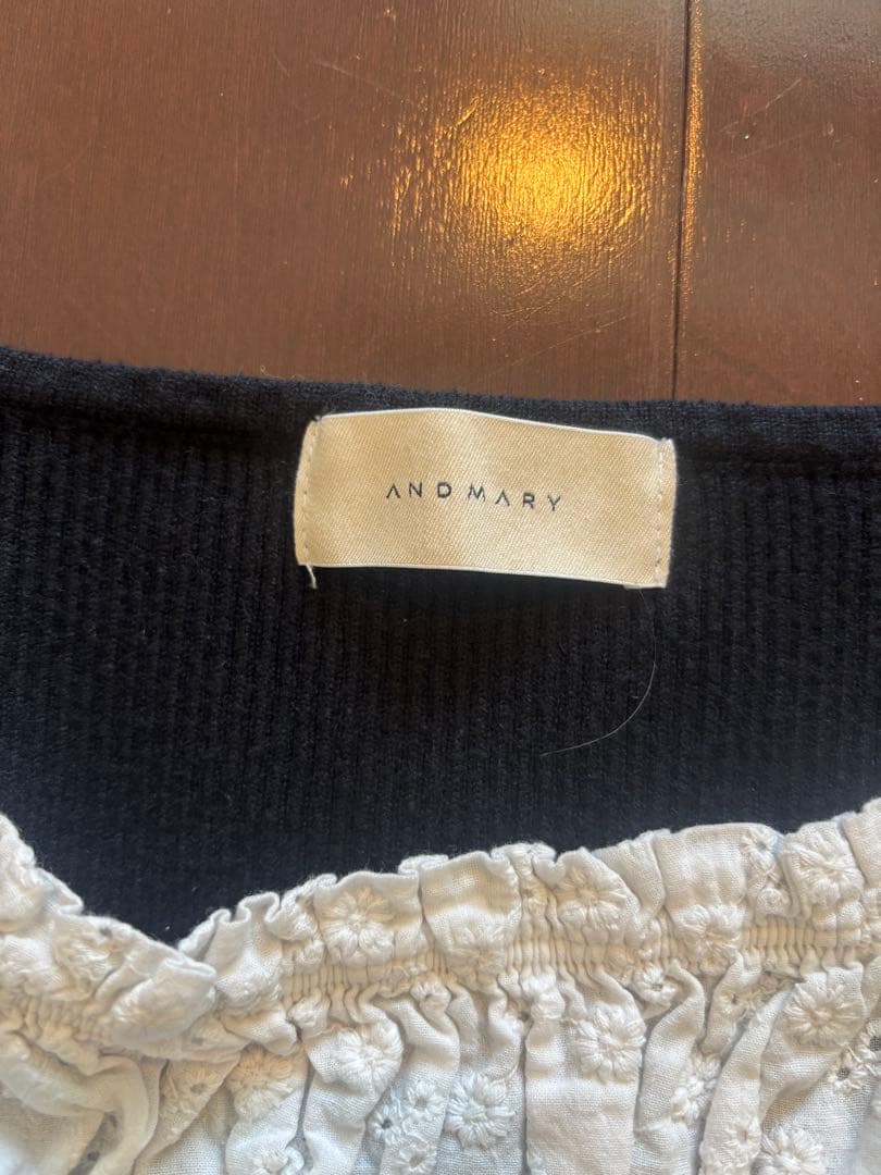 ワンピース ANDMARY poppy lace mini dress black