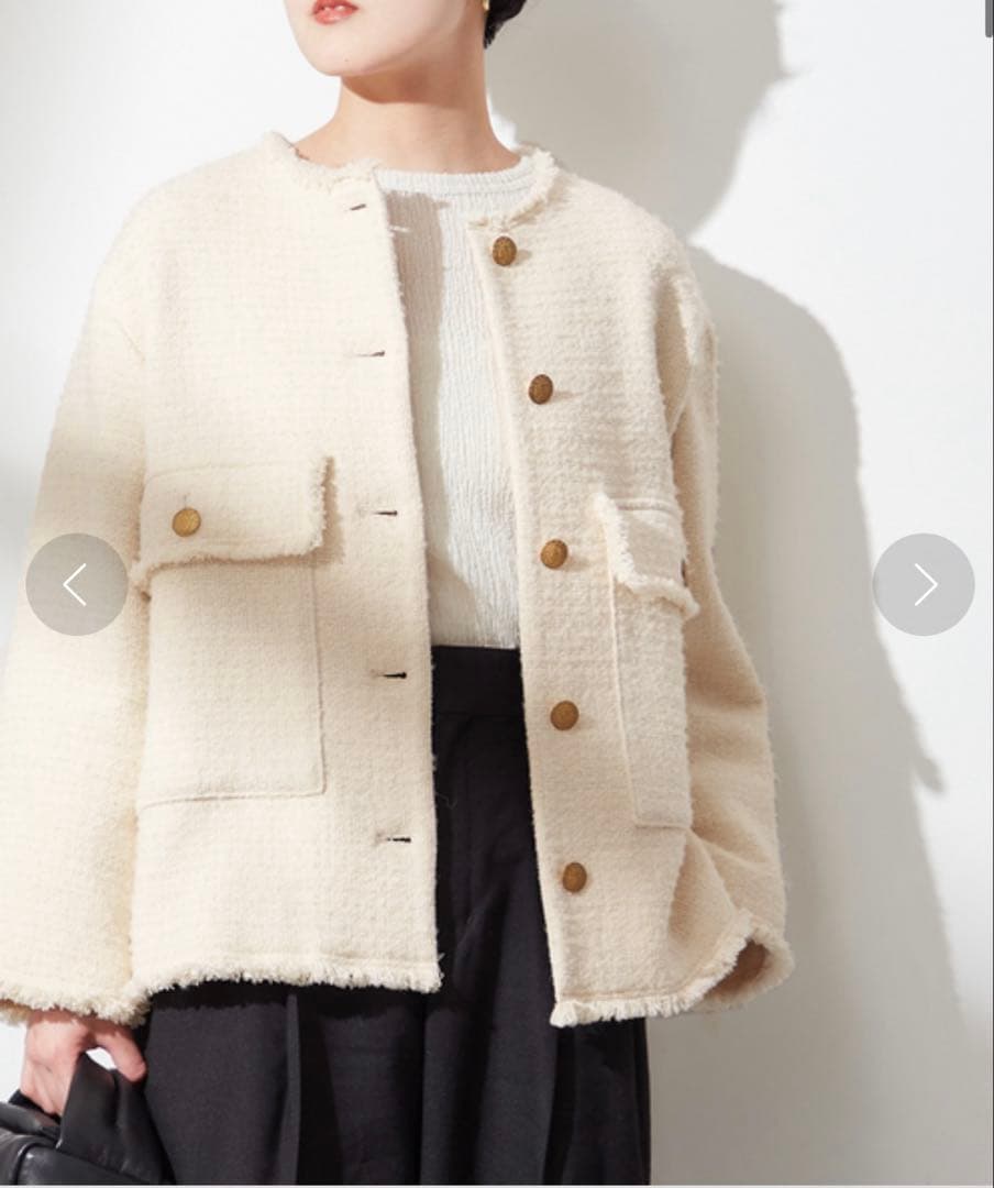 ジャーナルスタンダード　レサージュGIOLICA MIXツイードジャケット