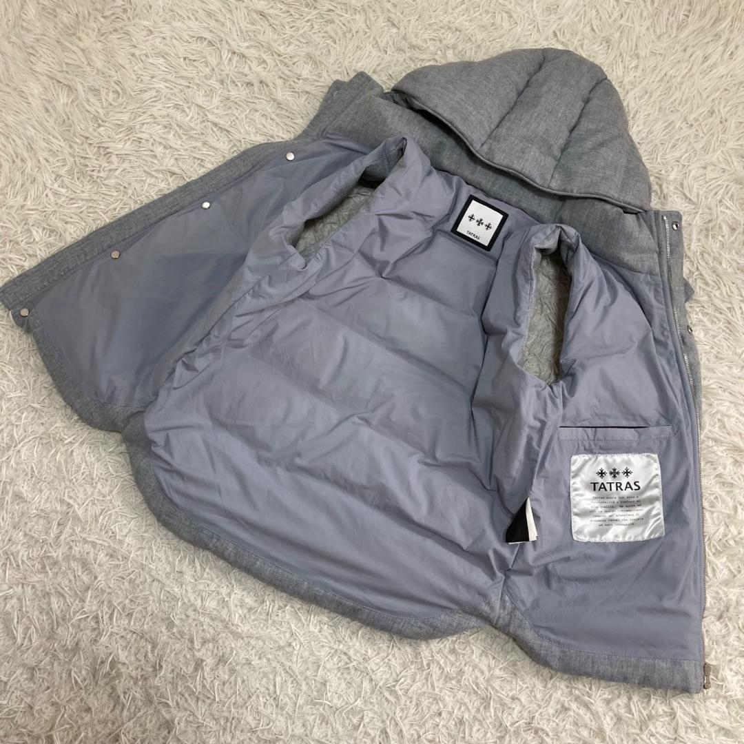 15795✨極美品✨タトラス ドラゴ ウールカシミヤ ダウンベスト/1/グレー