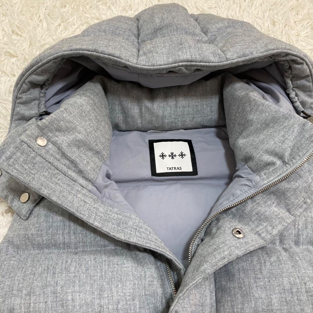 15795✨極美品✨タトラス ドラゴ ウールカシミヤ ダウンベスト/1/グレー