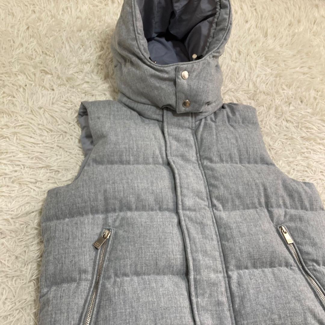 15795✨極美品✨タトラス ドラゴ ウールカシミヤ ダウンベスト/1/グレー