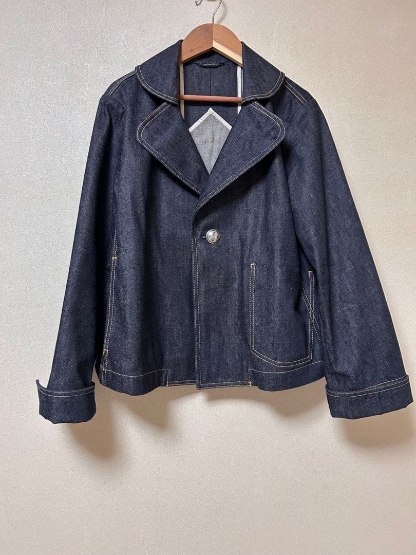 45R 45rpm ライ麦デニム　レフアジャケット　濃