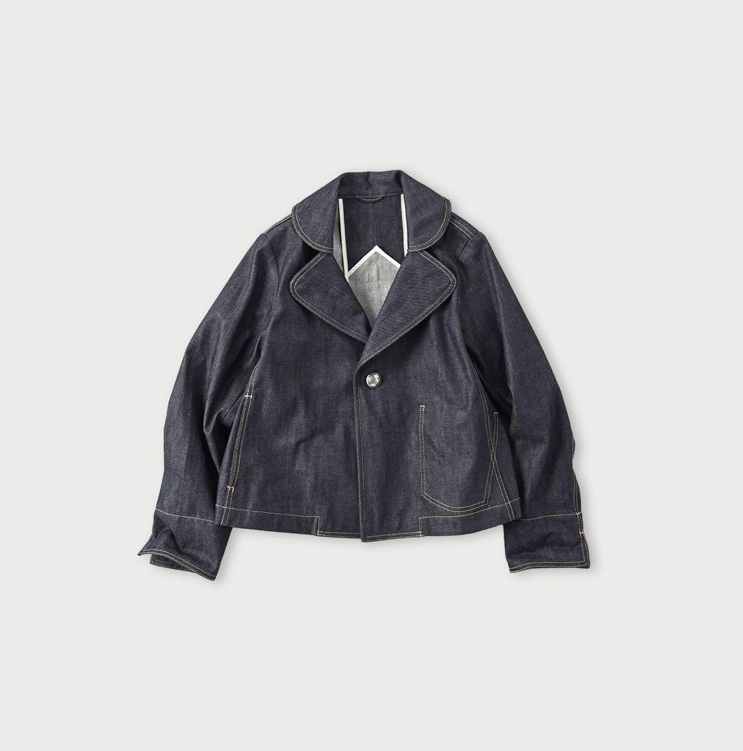 45R 45rpm ライ麦デニム　レフアジャケット　濃