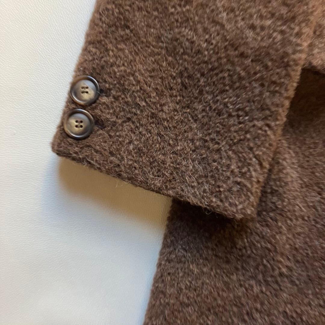 マックスマーラ アルパカ ウール マキシ チェスターコート 丈117