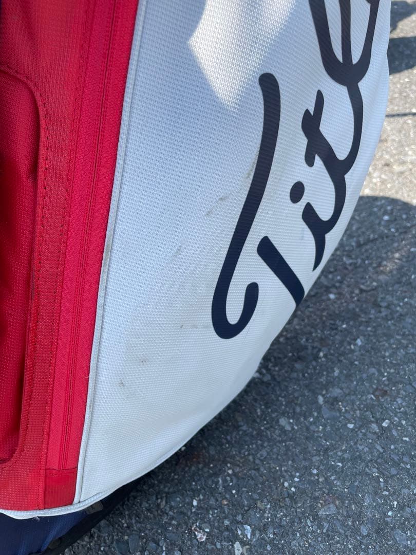 k*3様 Titleist キャディバッグ ネイビー/ホワイト/レッド