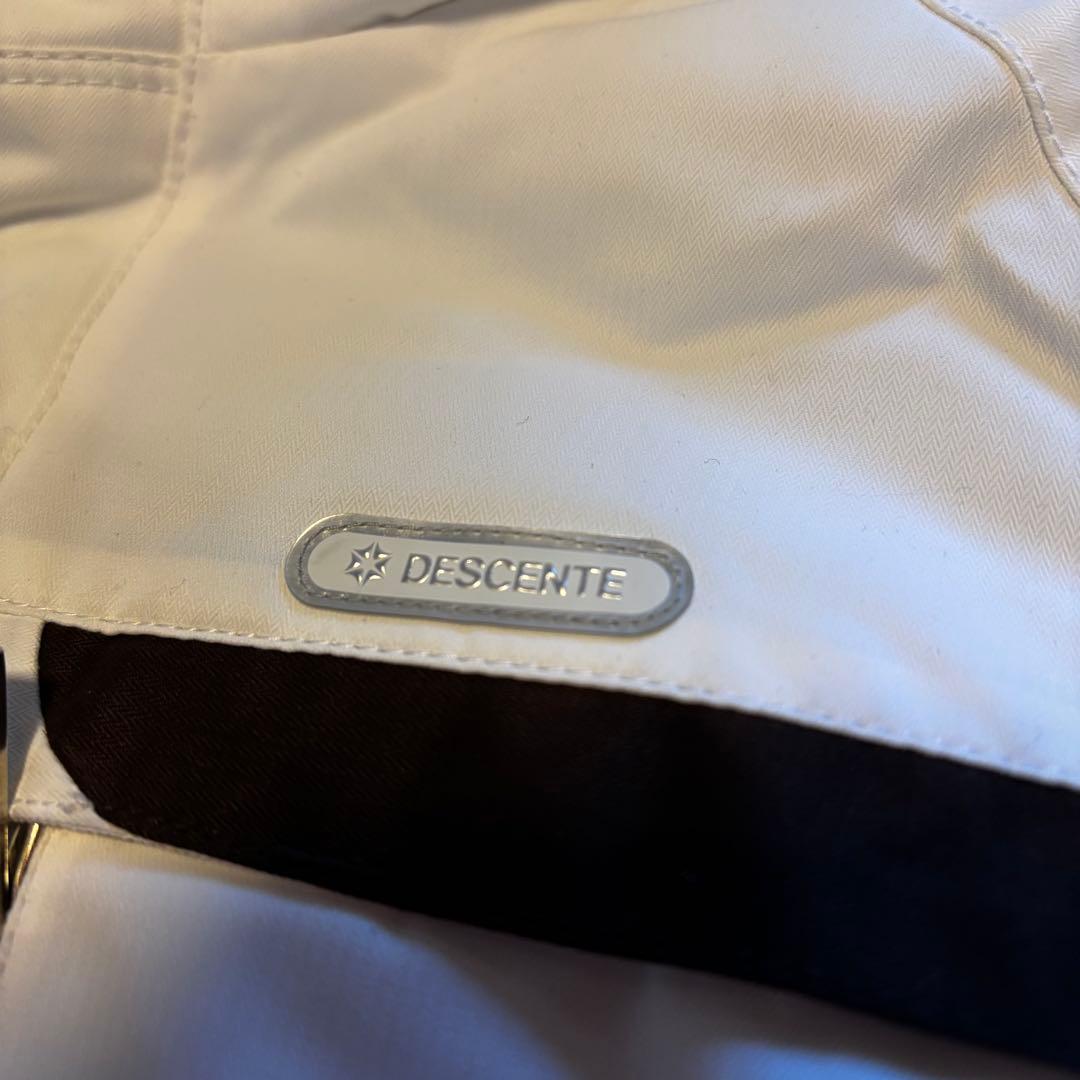 【美品】DESCENTEデサント　レディース　スキーウェア　サイズ7 白茶
