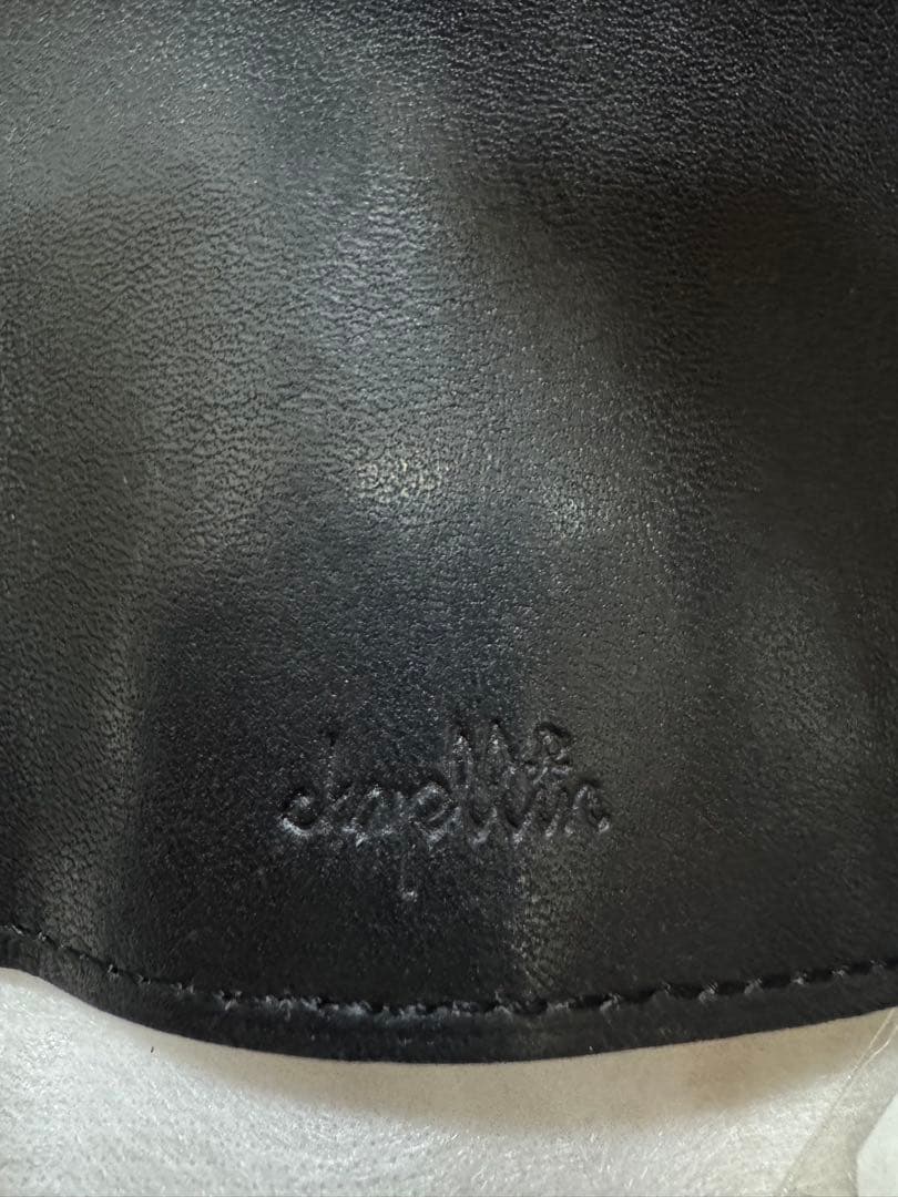 chaplin レザーキーケース 黒　象革。