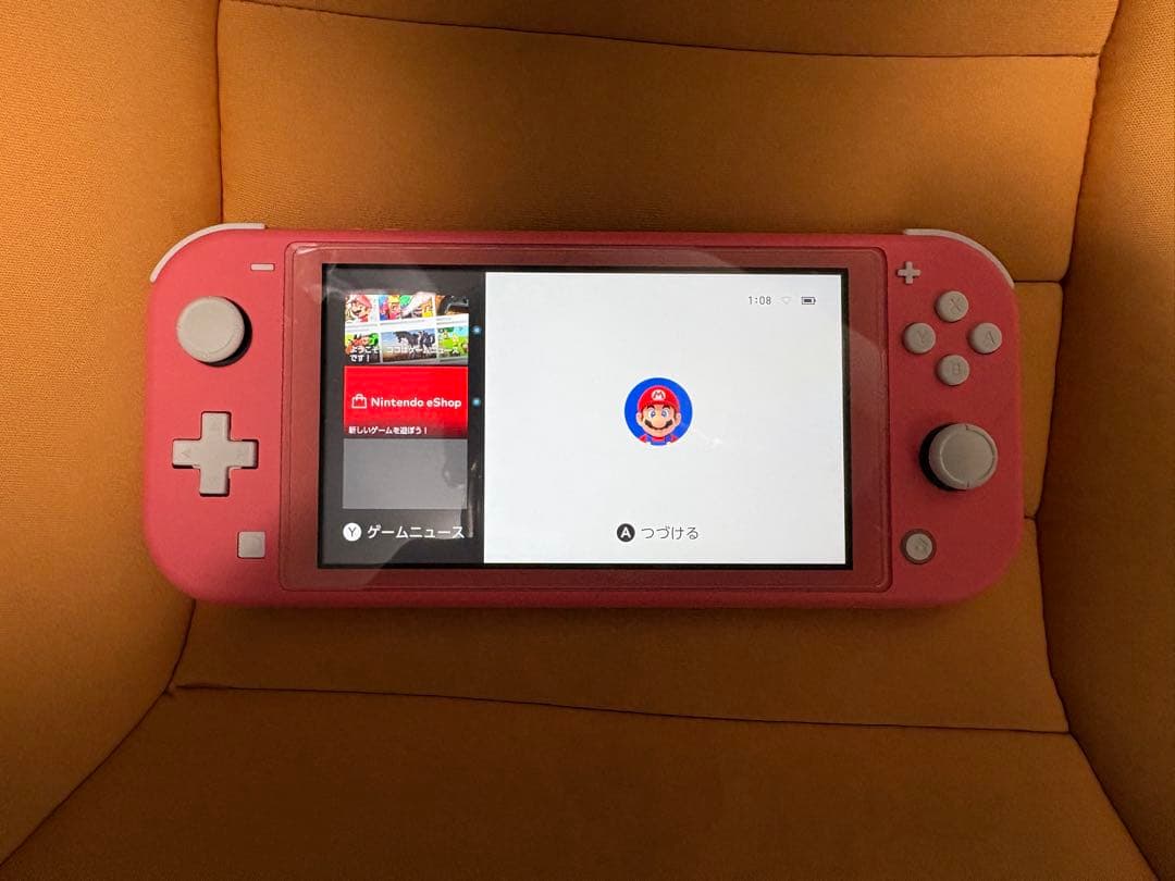 Nintendo Switch Lite 接続設定済みプロコン、スカーレット