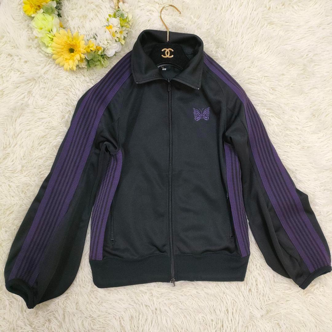 希少モデル ニードルス トラックジャケット ロゴ刺繍 ジャージ ダブルジッパー