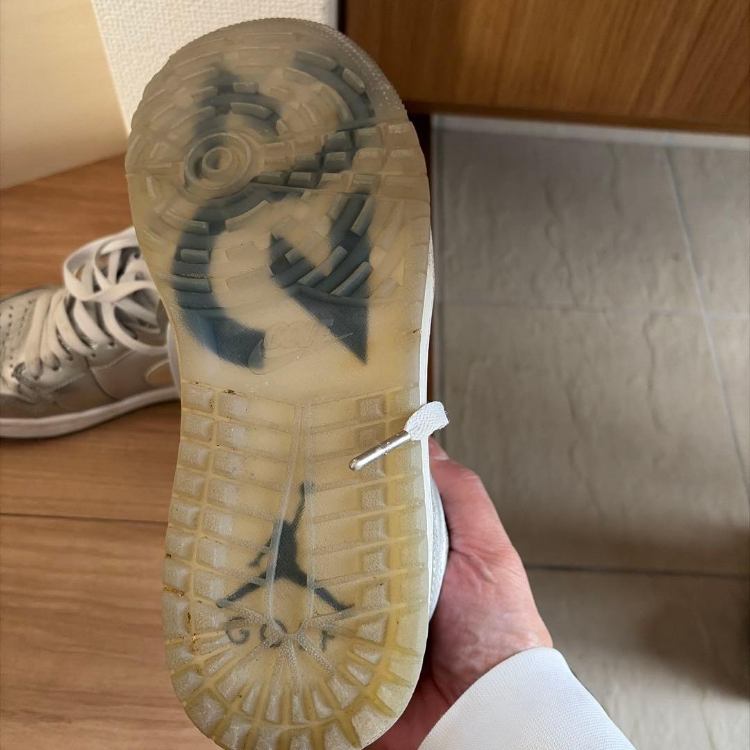 Nike Air Jordan シルバー シューズ