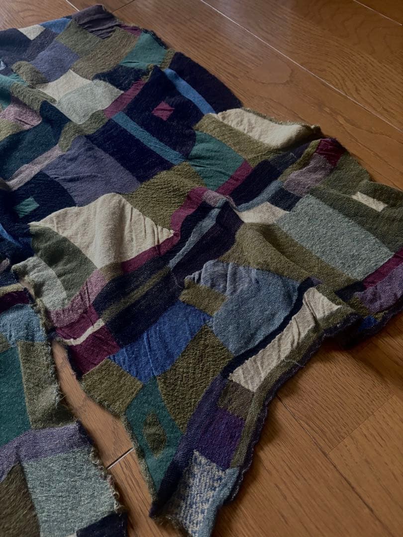 2021 未使用　ババグーリ　コットン&ウール　マフラー　ヨーガンレール