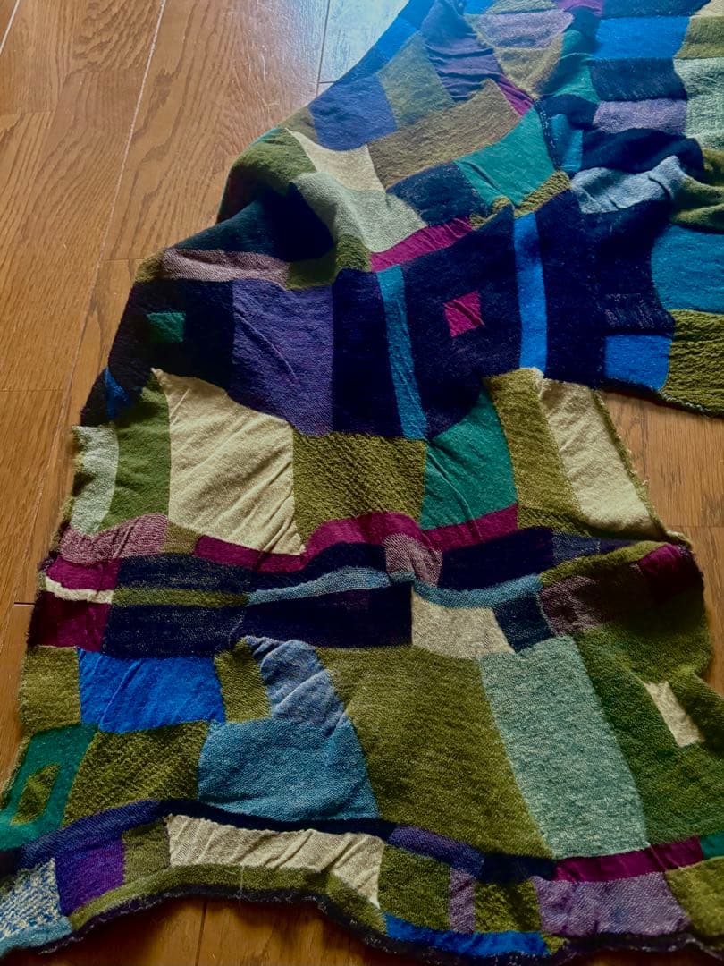 2021 未使用　ババグーリ　コットン&ウール　マフラー　ヨーガンレール