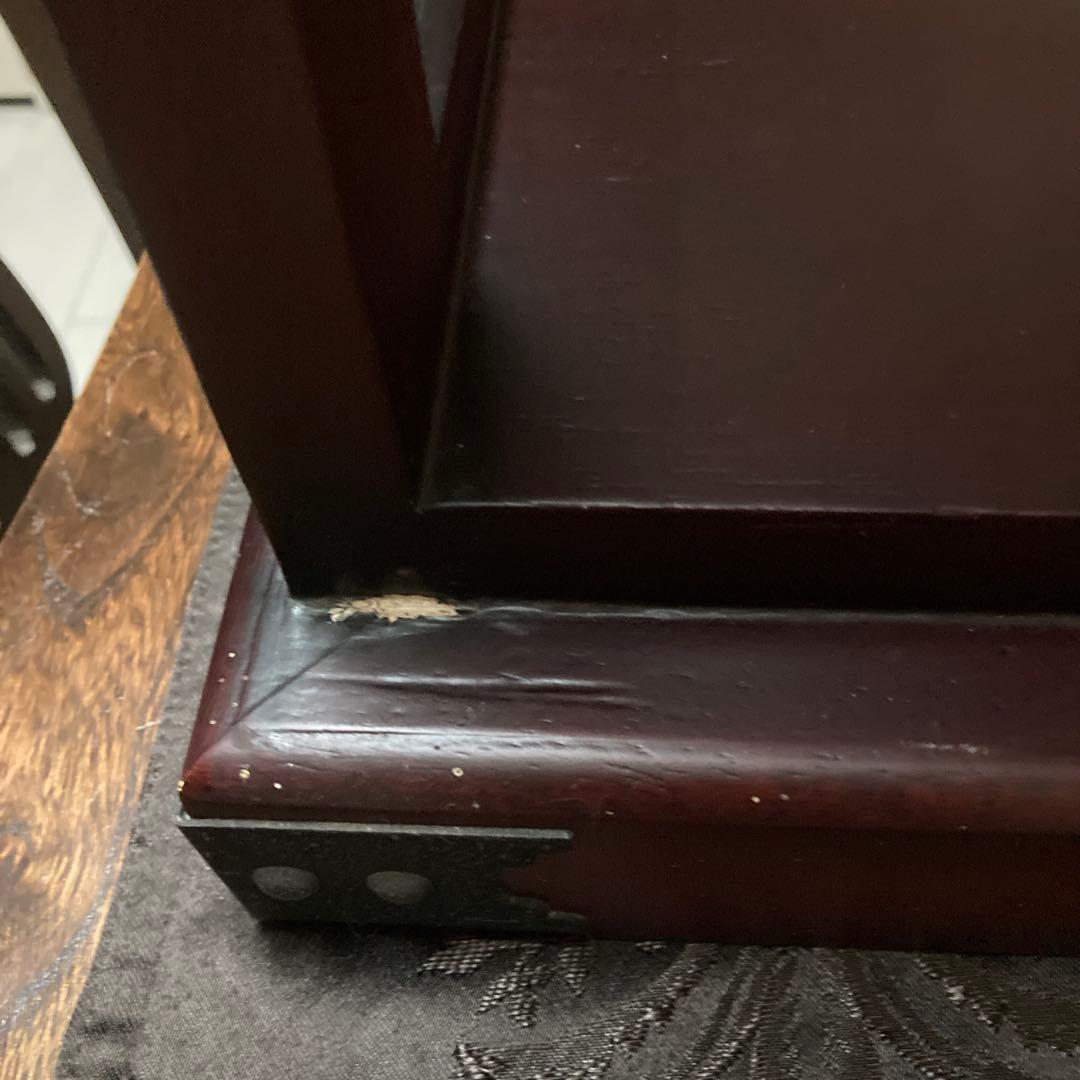 アンティークスタイル ガラスキャビネット