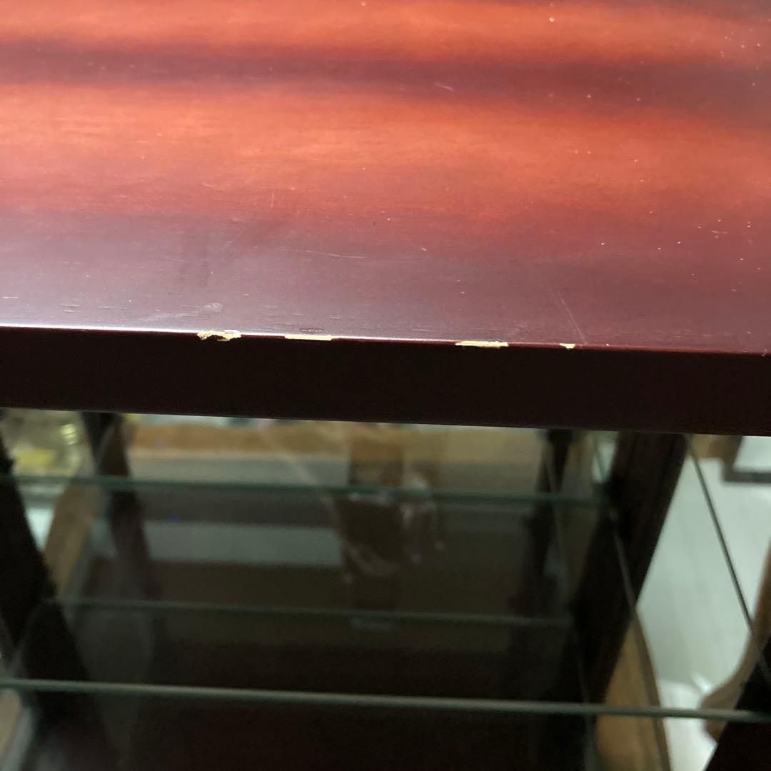 アンティークスタイル ガラスキャビネット