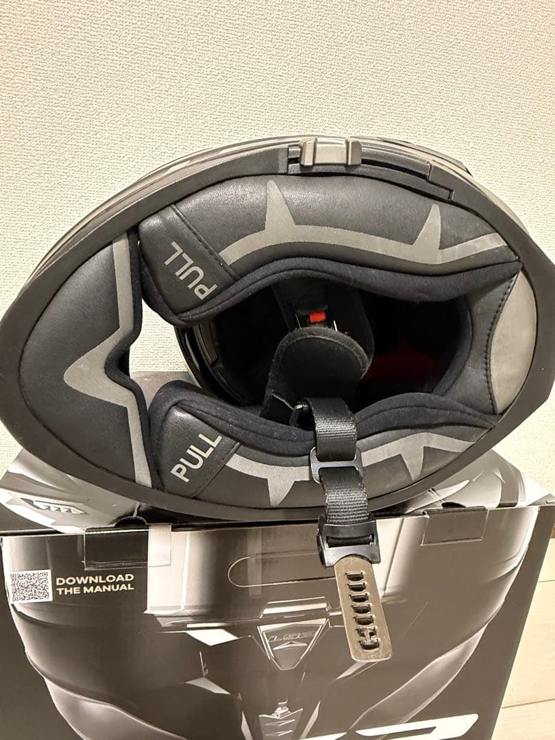 LS2 ヘルメット CHALLENGER F MATT BLACK サイズ M