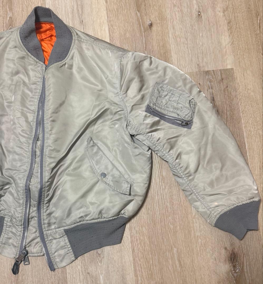 u*n様 80s旧タグ 希少 アルファ MA-1 フライトジャケット USA製