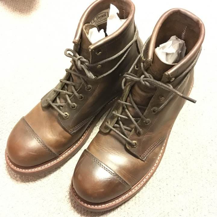 【美品】L.L. Bean オイルドレザーワークブーツ /フローシャイム 革靴