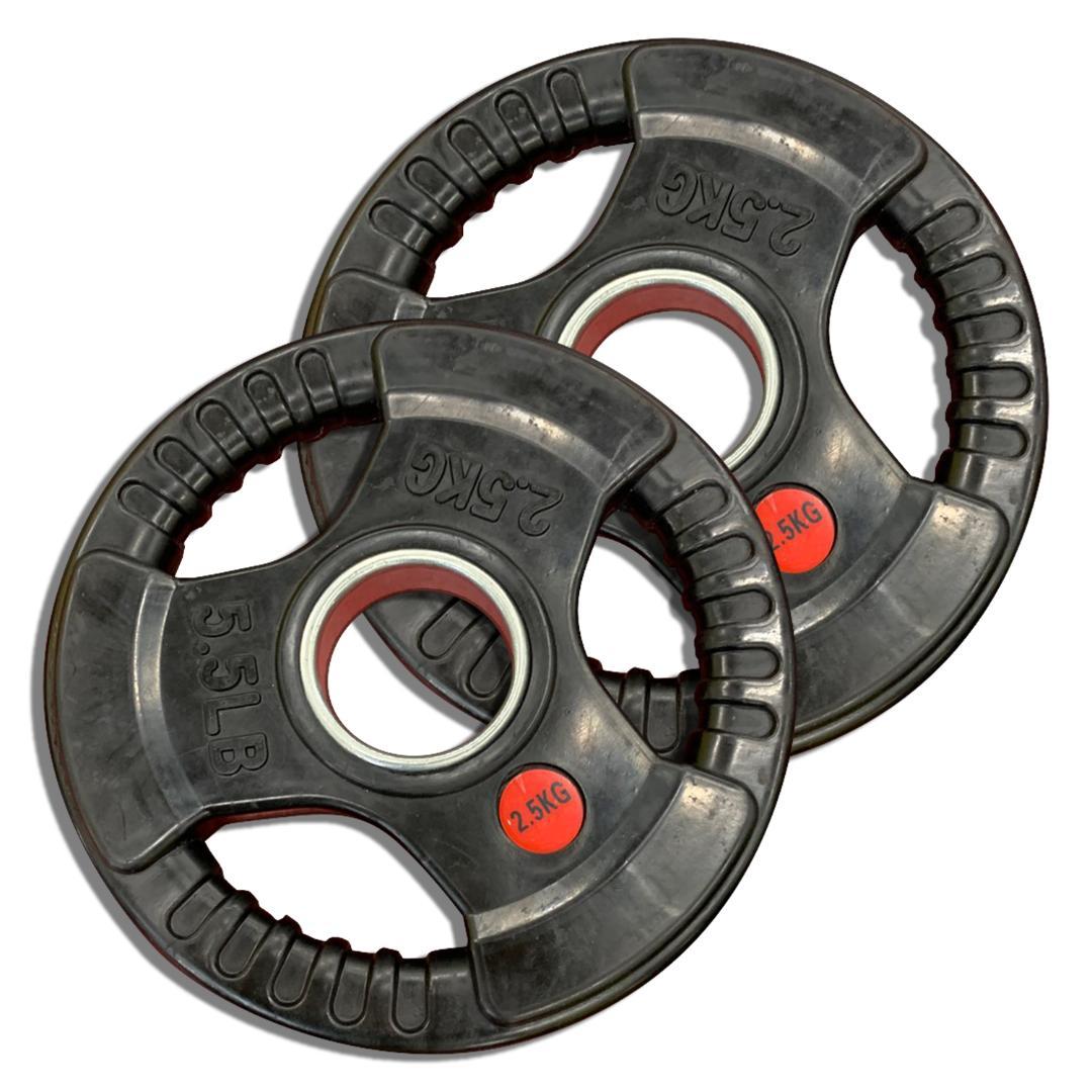 50mm 3グリップラバープレート155㎏セット