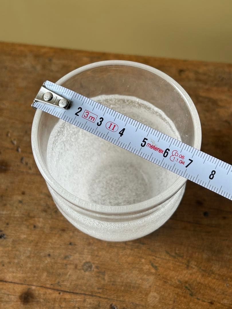 横山秀樹さん　ガラスコップ　手吹きガラス　エアバブル