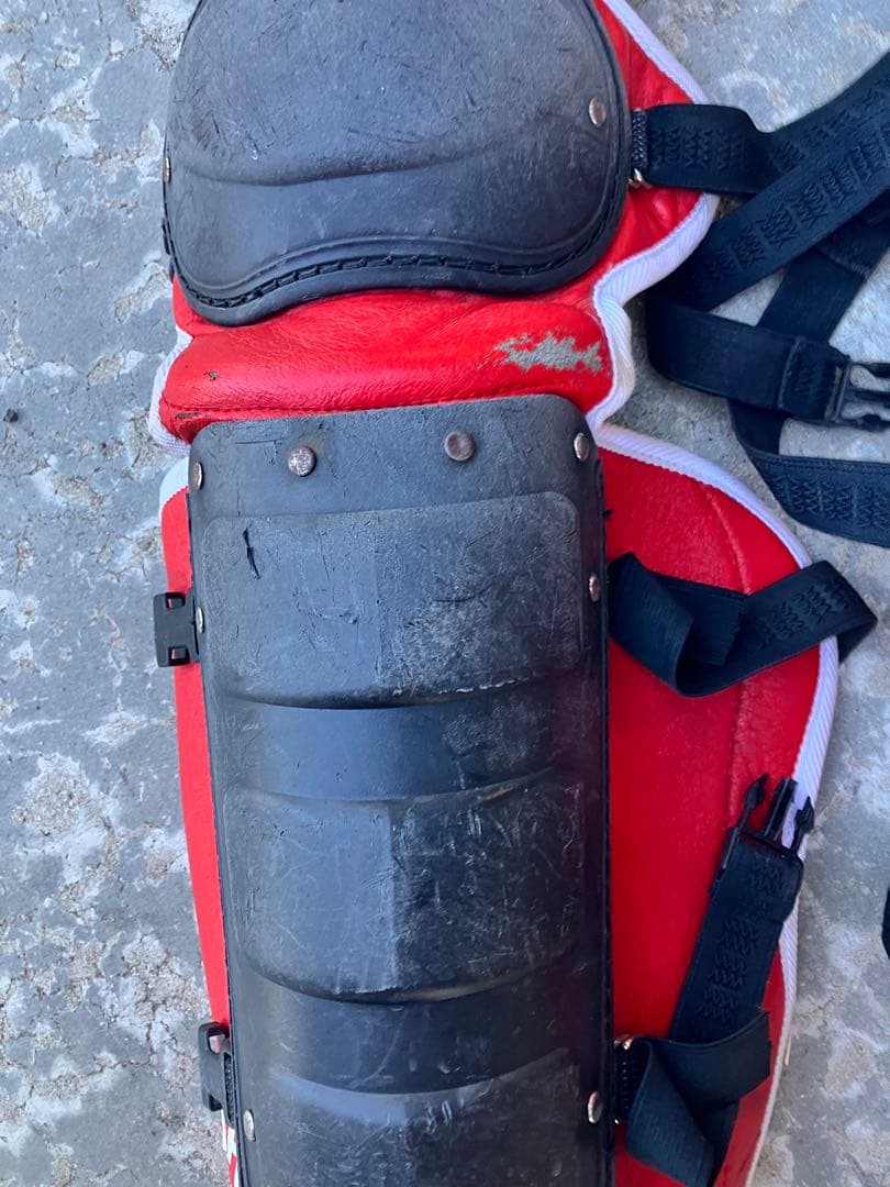 ハタケヤマ　キャッチャー防具セット　マスク　プロテクター　レガース　軟式大人用