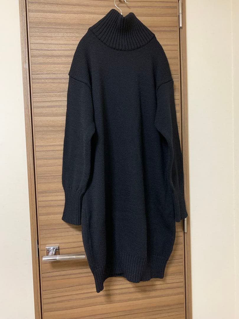 目黒越子さんDemi-Luxe BEAMS フリースタイルニット.M ブラック