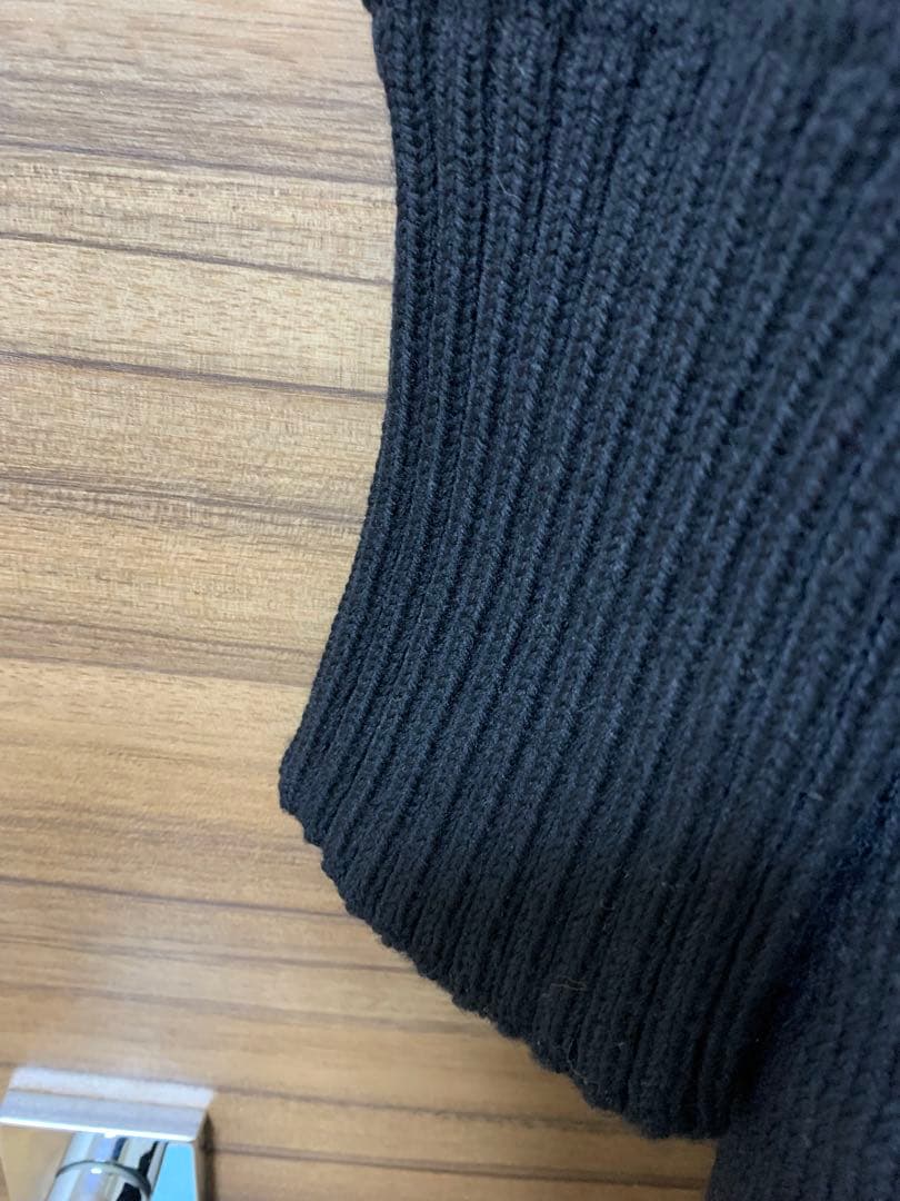 目黒越子さんDemi-Luxe BEAMS フリースタイルニット.M ブラック