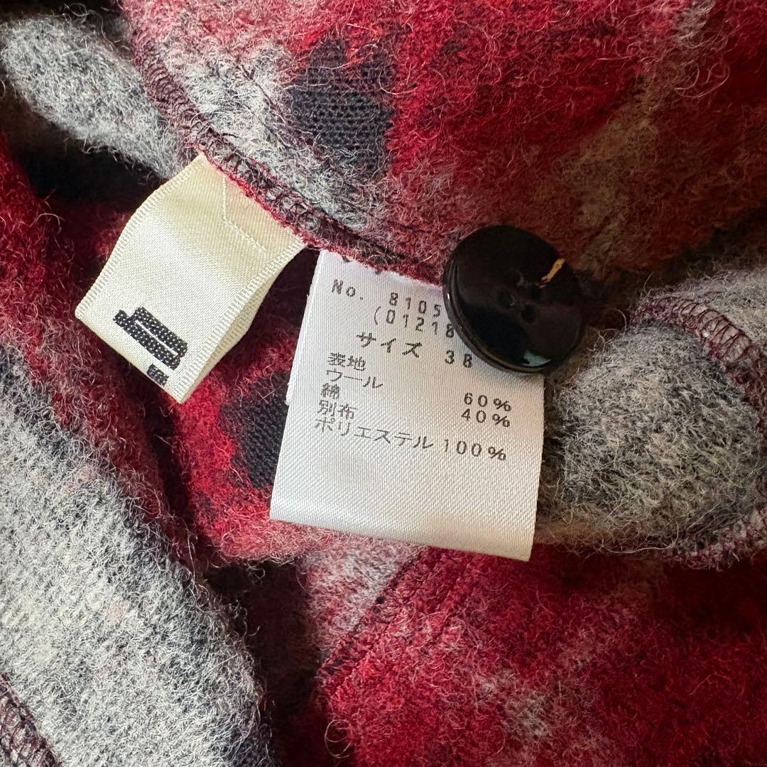 美品　t.b センソユニコ　ポンチョ　チェック　L